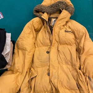 XXL Timberland Puffer Coat Tan